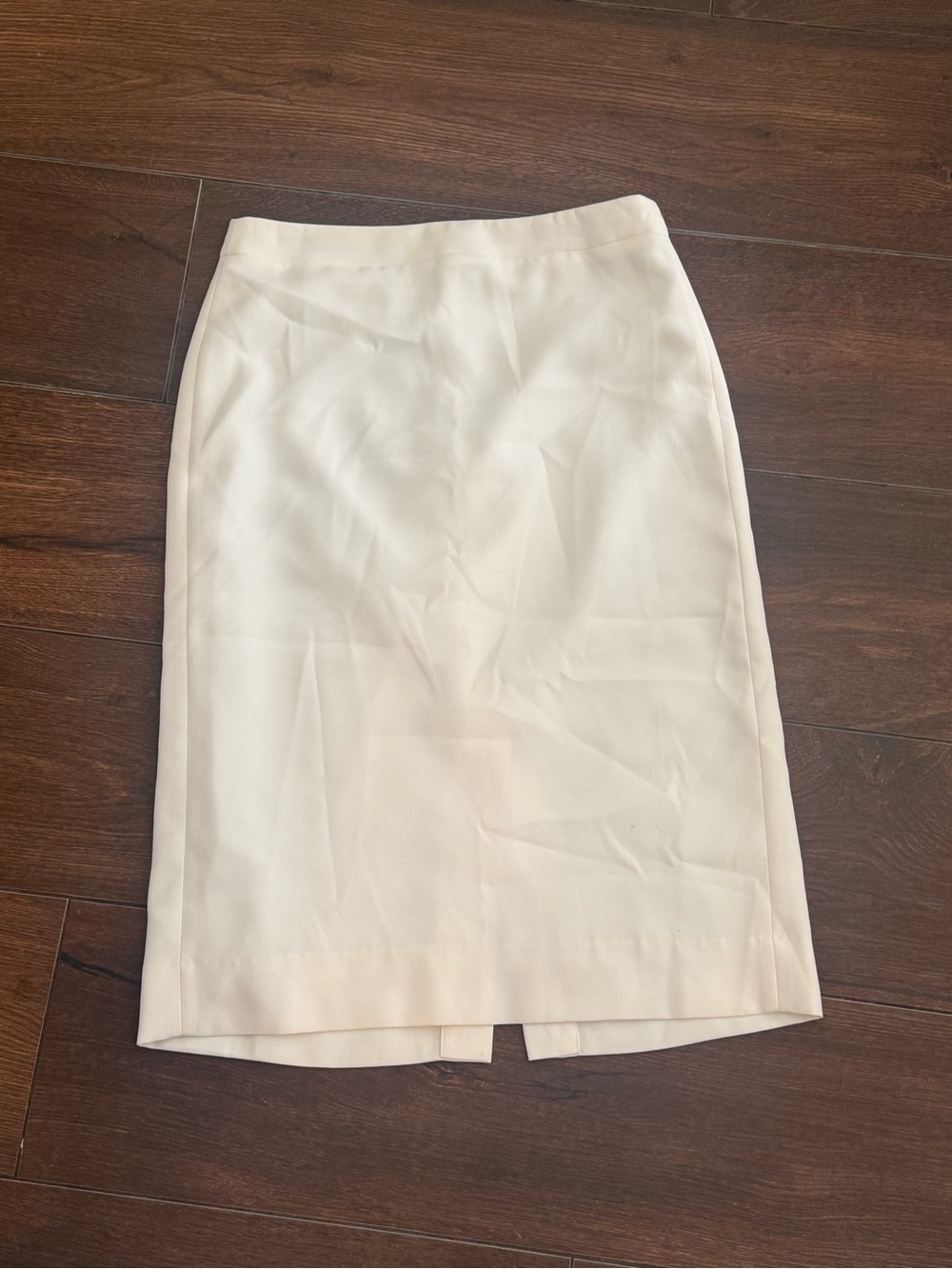 J. Crew Cream Pencil Skirt